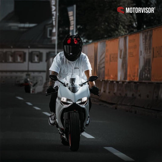 Motorcycle Helmet Cover - Black Devil — imagem 2