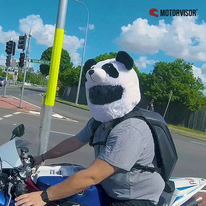 Motorcycle Helmet Cover - Panda — imagem 4