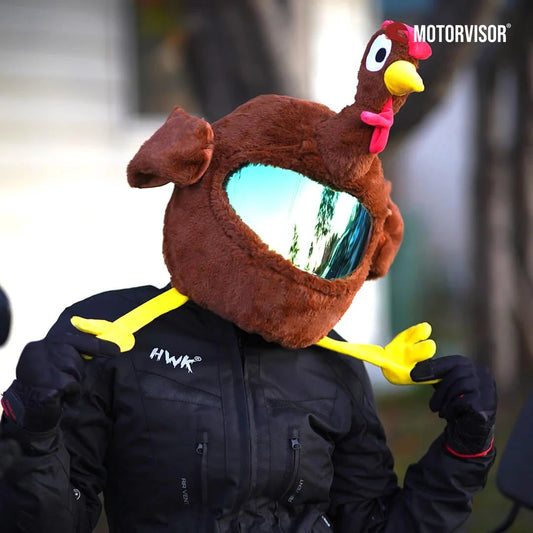 Motorcycle Helmet Cover - Chicken — imagem 2