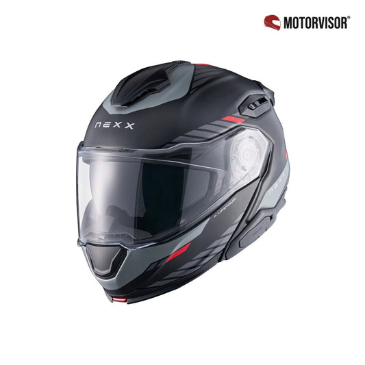 NEXX X.LIFETOUR GLOBE VERMELHO PRETO MATTE — imagem 2