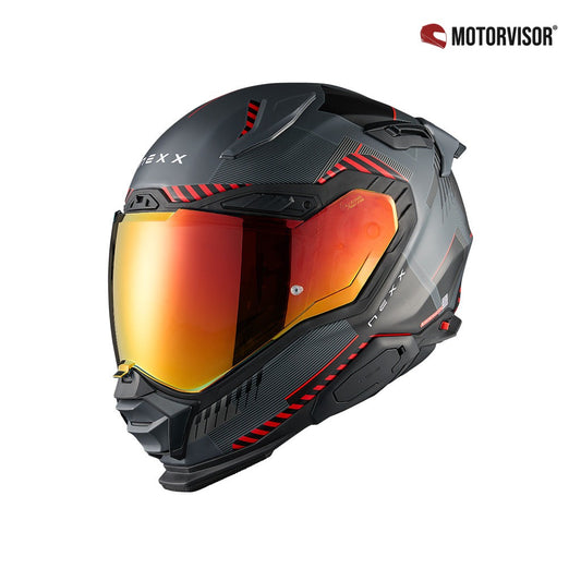 NEXX X.WST3 FLUENCE CINZA VERMELHO MATTE — imagem 2