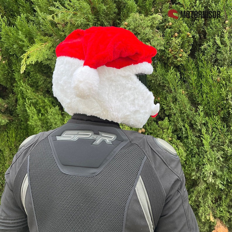 Motorcycle Helmet Cover - Pai Natal — imagem 4