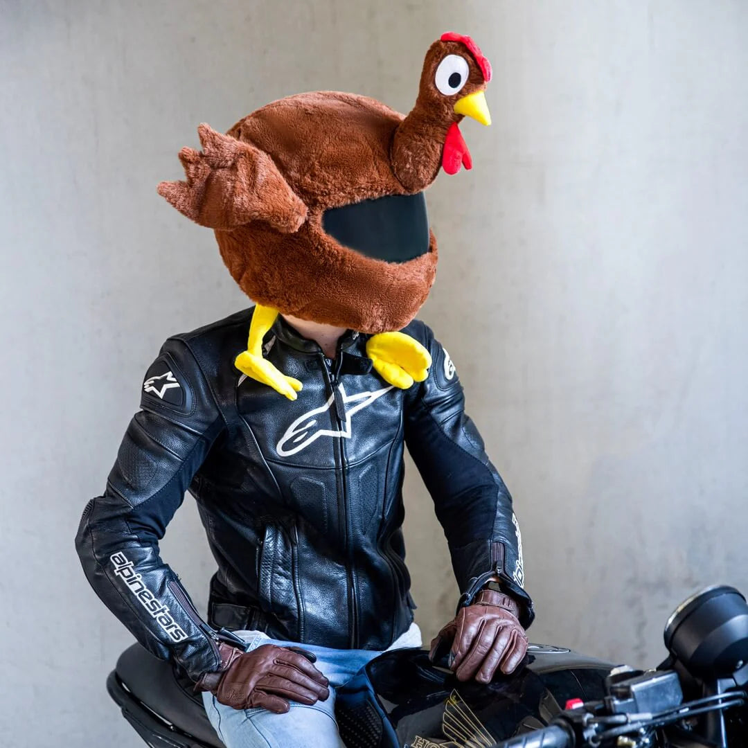 Motorcycle Helmet Cover - Chicken — imagem 3