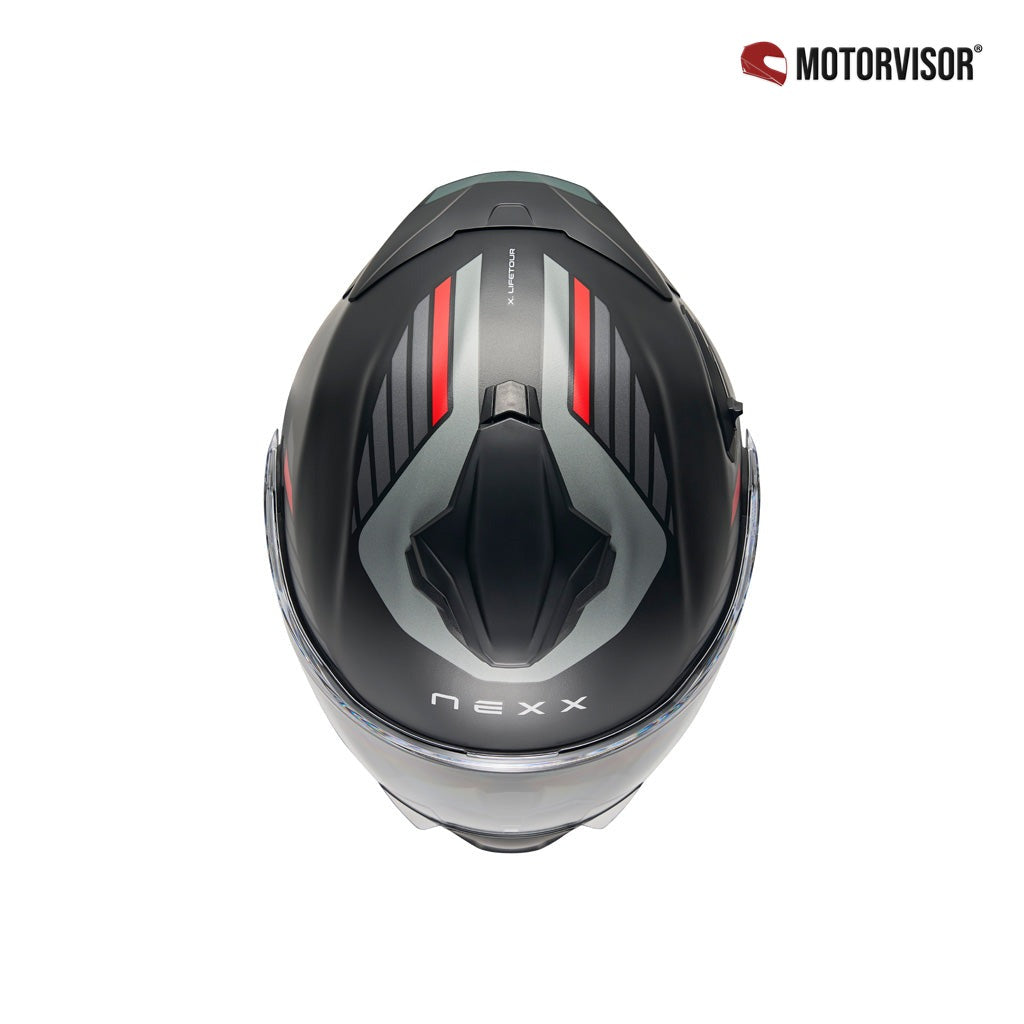 NEXX X.LIFETOUR GLOBE VERMELHO PRETO MATTE — imagem 5