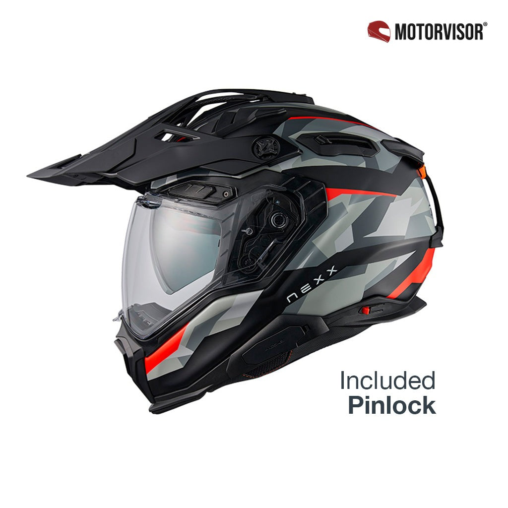 NEXX X.WED3 TRAILMANIA CINZA VERMELHO MATTE
