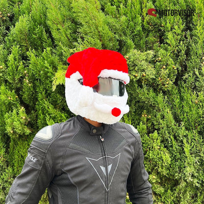 Motorcycle Helmet Cover - Pai Natal — imagem 2